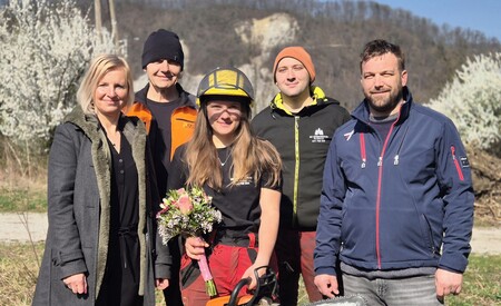 Častni sprejem za svetovno prvakinjo Mašo Kurent