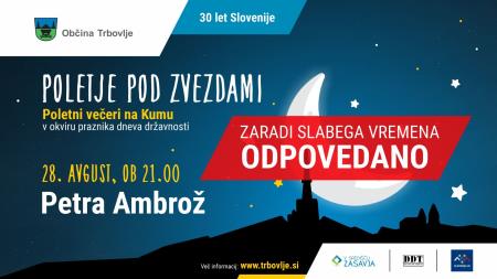 Poletje pod zvezdami na Kumu - odpovedano